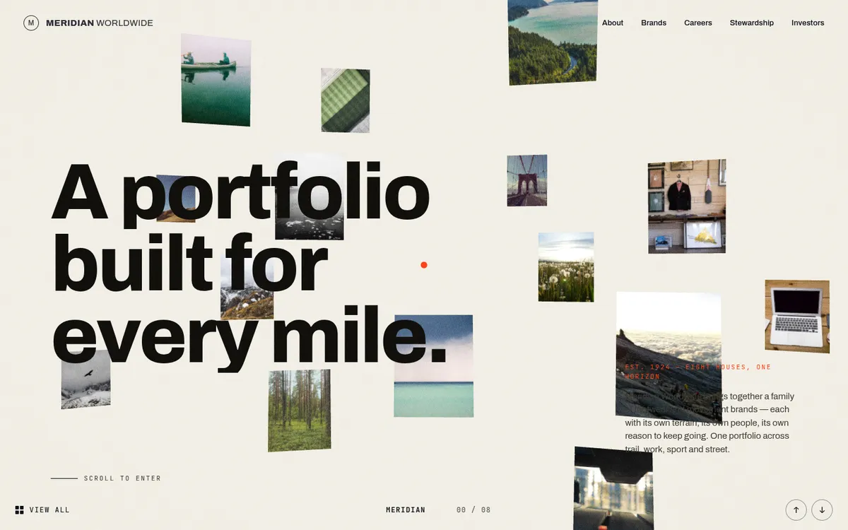 Meridian Worldwide — live interactive site