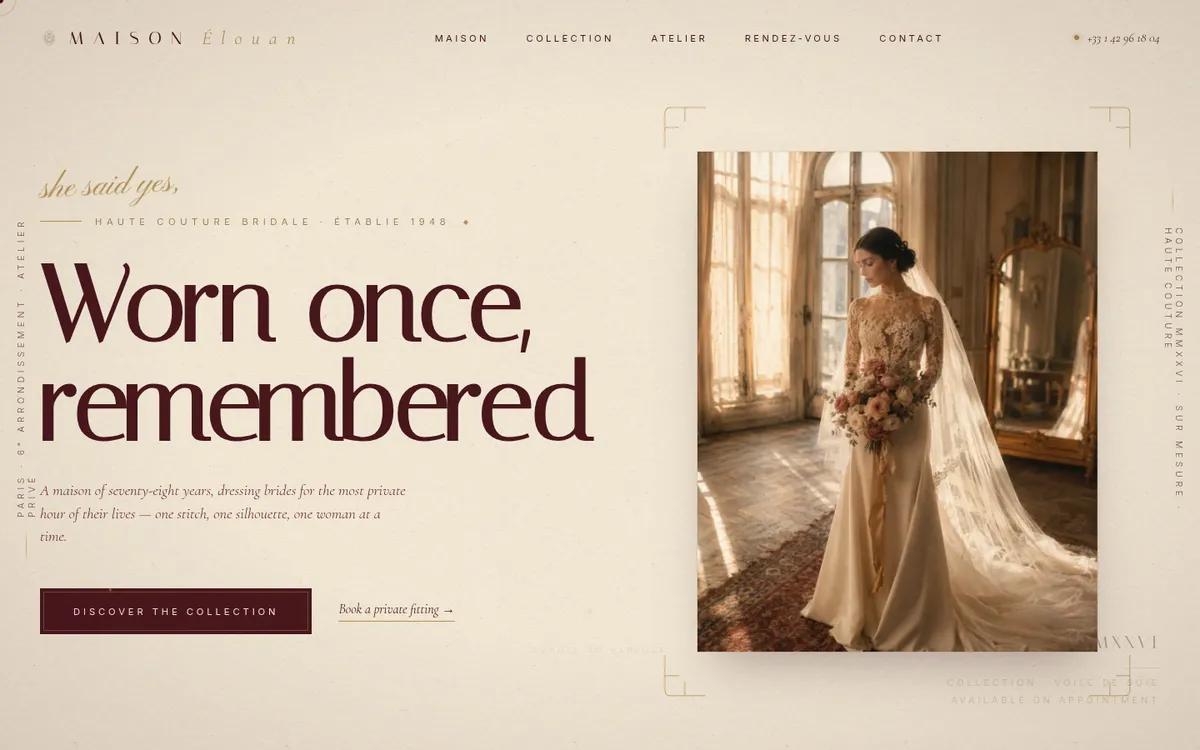 Maison Élouan — live interactive site